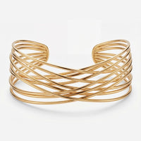 Bracelet Manchette Or - Aurora Filaire
