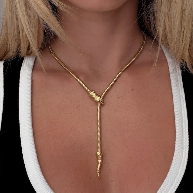 Collier Maille Serpent Lisse