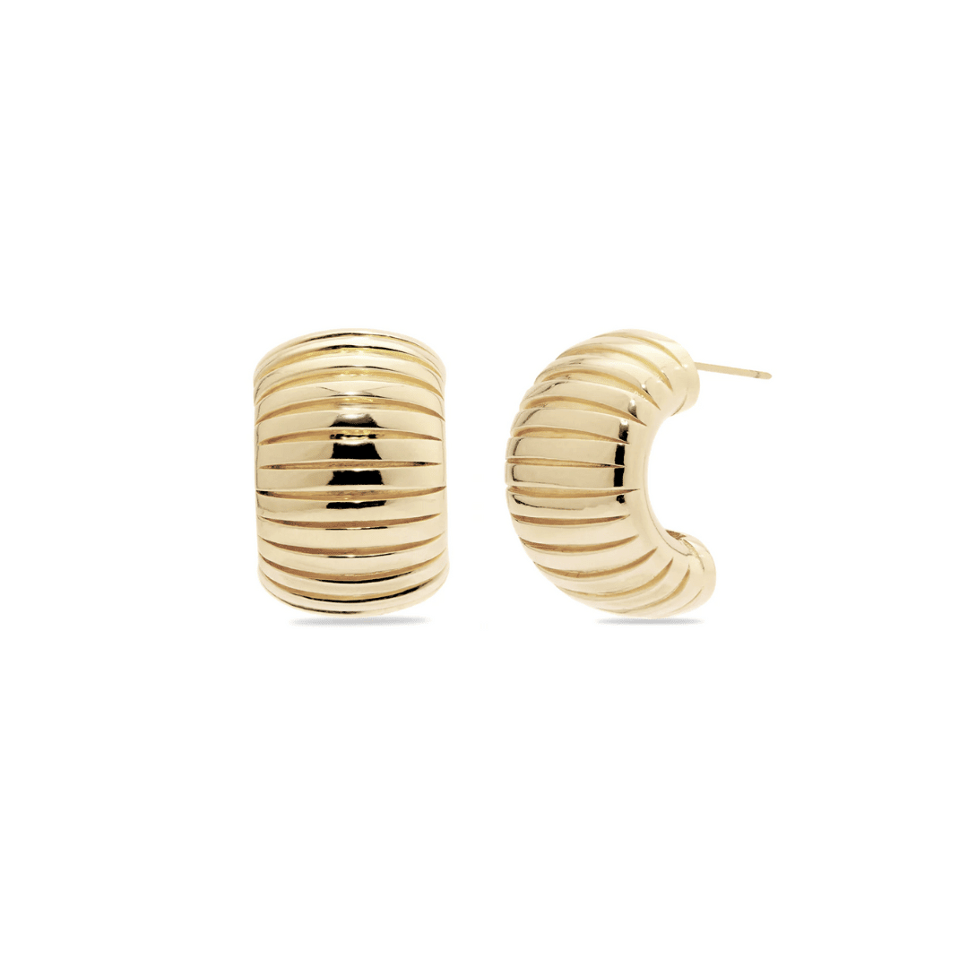 The Strata Hoops - Jewellery by Moonela