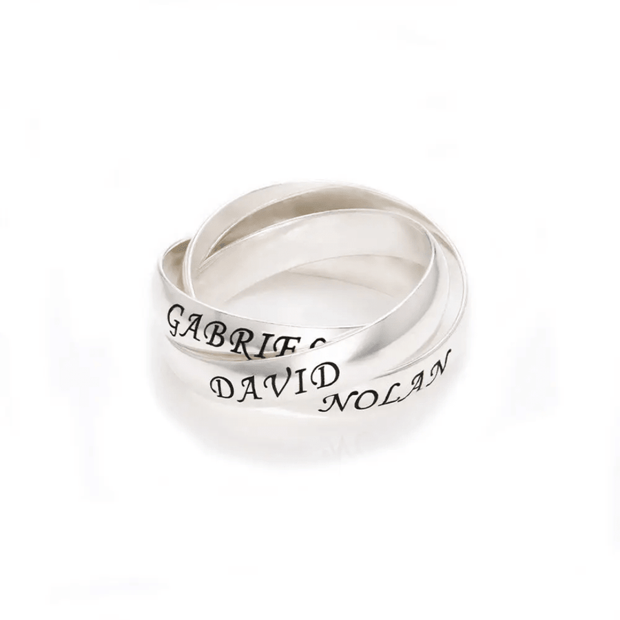 toi et moi personalised multi-stone gold engagement anello UK