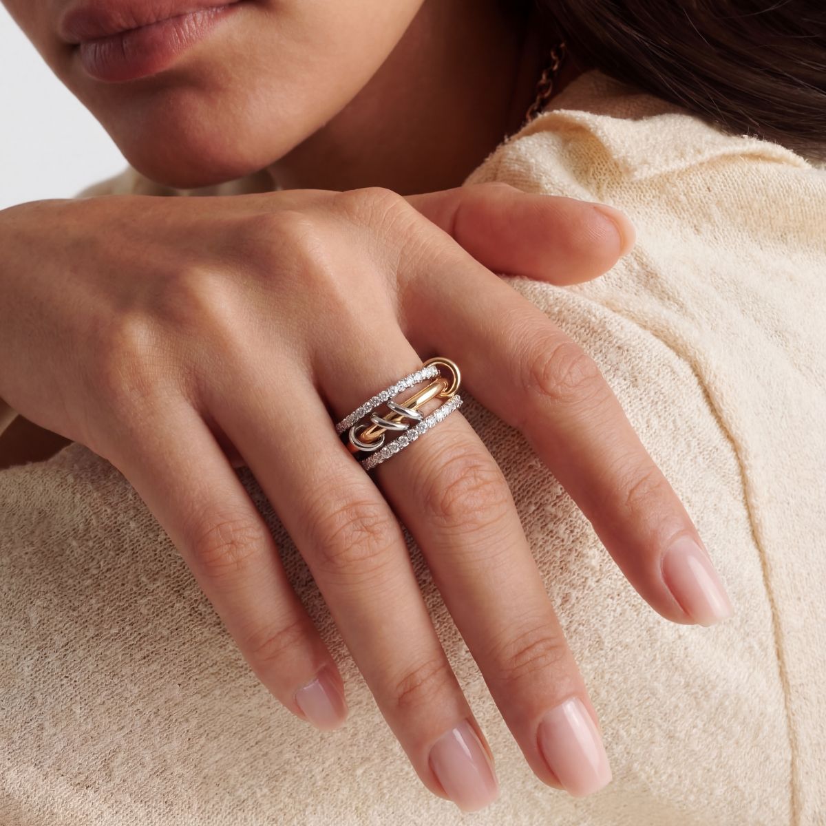 Two-Tone Multi-Band Ring